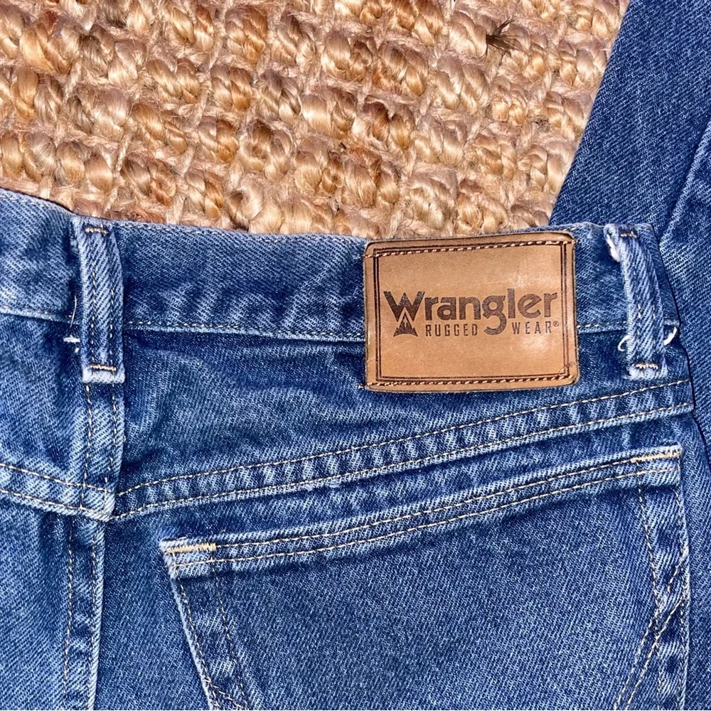 Vintage Wrangler Men's Relaxed Fit Blue Jeans - Picture 3 of 4